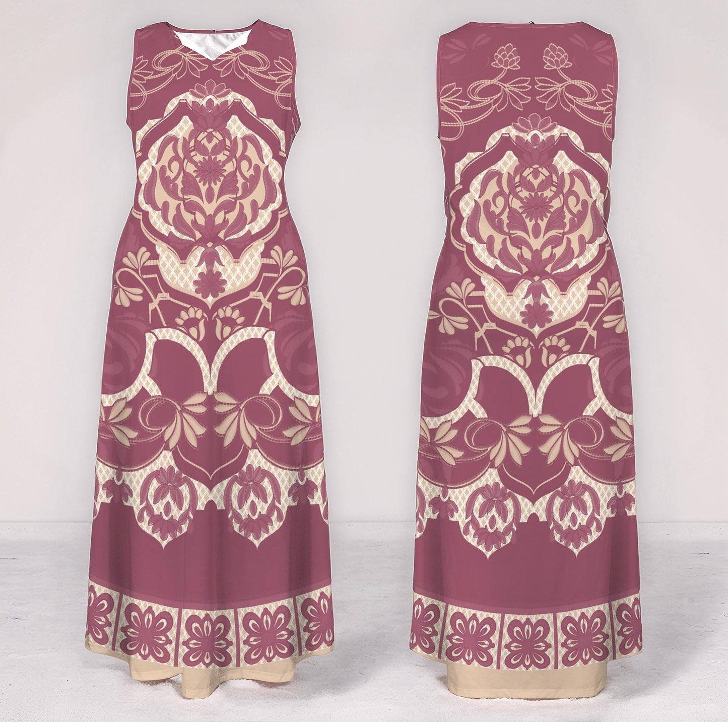 Women's Sleeveless Maxi Dress | Elegant and Flowy | Perfect for Casual Days or Events | Comfortable Summer and Fall Wardrobe Essential
