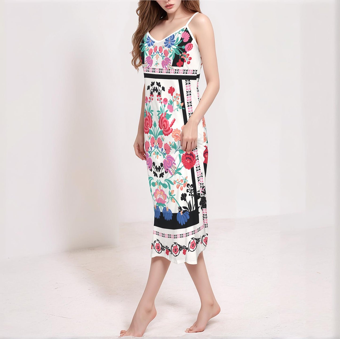 Women's Floral Cami Maxi Dress