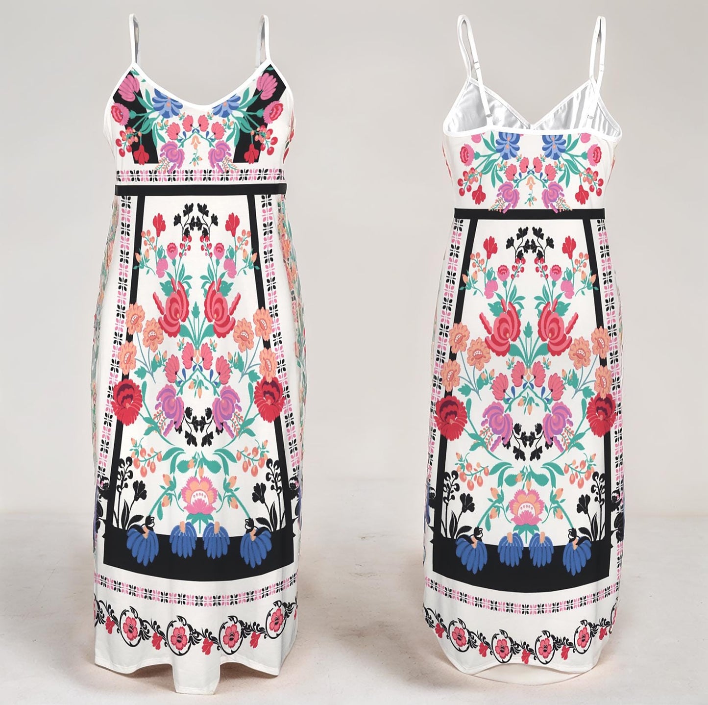 Women's Floral Cami Maxi Dress