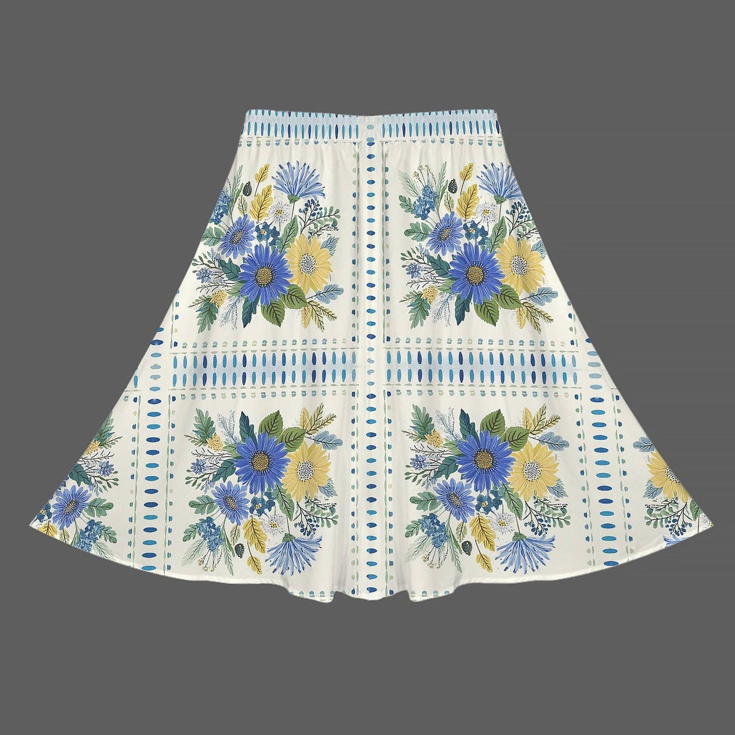 Womens Floral Elastic Waist Pocket Maxi Skirt | Perfect for Spring and Summer | Chic and Versatile for Any Occasion